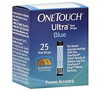 Onetouch Ultra Test Strips Blue - 25 CT