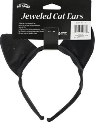 Jewel Cat Ears Black - EA - Image 3