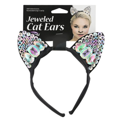 Jewel Cat Ears Black - EA - Image 1