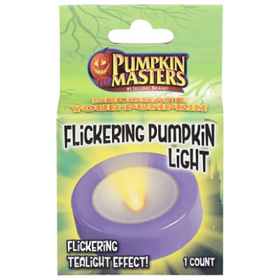 Pm 2pk Flicker Pumpkin Lights - EA - Image 1
