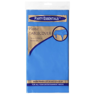 Northwest Enterprises Blue Plastic Tablecover - Each - Image 2