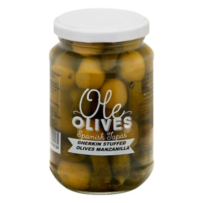 Ole Olives Gherkin Stuffed Olives - 12.35 OZ - Image 3