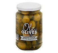 Ole Olives Gherkin Stuffed Olives - 12.35 OZ