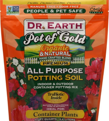 Dr.earth Pot Of Gold All Purpose Potting Soil - 4 QT - Image 2