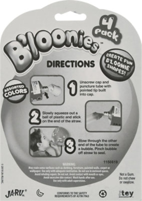 JA-RU Assoted B'loonies 4-Pack Toys - Each - Image 4