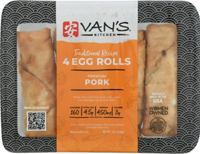 Van Pork Egg Rolls With Sweet & Sour Sauce - 4 Count - 13.75 OZ - Image 2