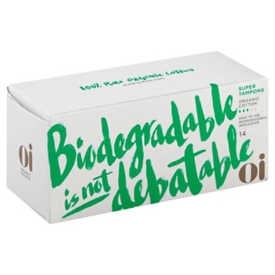 Organic Initiatives Tampons Super - 14 CT - Image 1