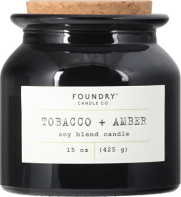 Foundry Jar Candle Tabacco Amber 15 Oz - 15 OZ - Image 2