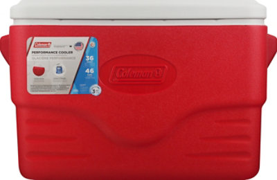 Molded Handled Cooler Red 36 Quart - EA - Image 2