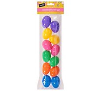 Signature Select Bright Easter Eggs 2.5 Inch 12 Count - Each