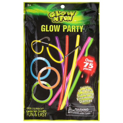 Glow N Fun 75 Piece Glow Party Pack - Each - Image 1