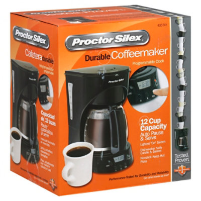 Hamilton Beach 12 Cup Program Coffee Maker Black EA Safeway