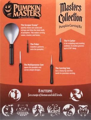 Pumpkin Masters Collection Carving Kit - Each - Image 3