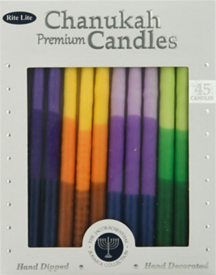Shulsinger Chanukah Candle Rainbow - 45 CT - Image 2