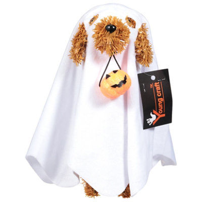 Tinsel Ghost Dog 11 inch - EA - Image 1
