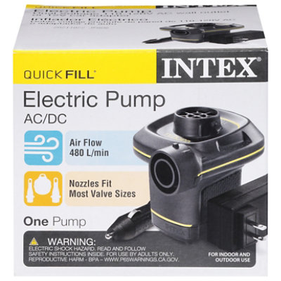 Intex Quickfill AC/DC Electric Pump - Each - Image 1