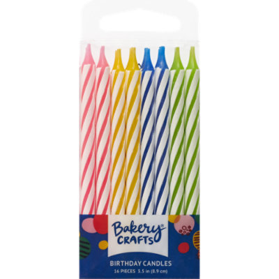 Decopac Candle Spiral Assorted 3.5inch - EA - Image 1