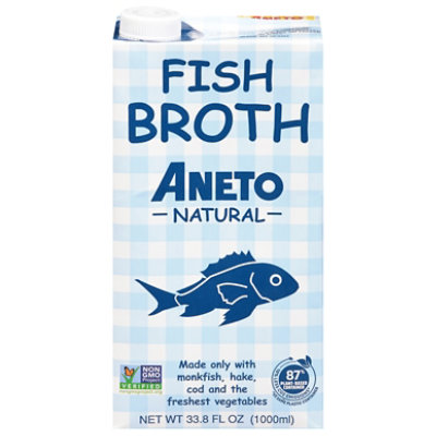 Aneto Fish Broth - 34 Fl. Oz. - Image 1
