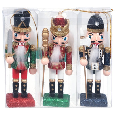 Signature SELECT 4 Inch Nutcracker Ornaments - 3 Count - Image 2
