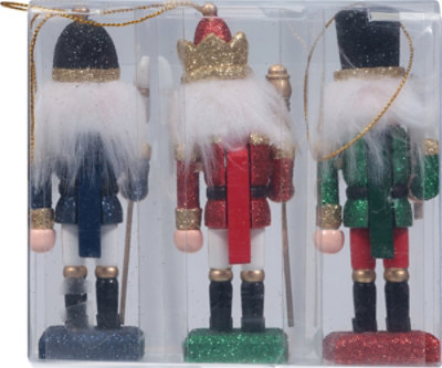 Signature SELECT 4 Inch Nutcracker Ornaments - 3 Count - Image 3