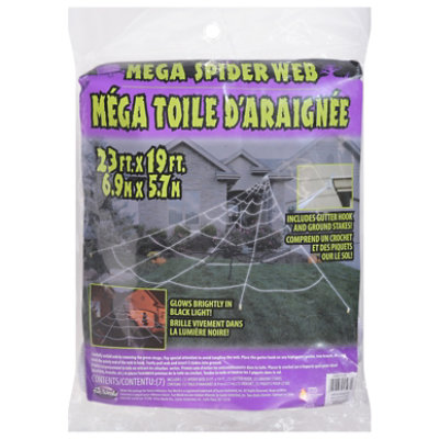 Fun World Holiday Times Spider Web Mega Yard Size 1 Count – Each - Image 1