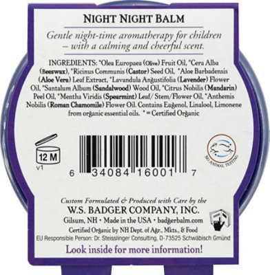 Badger Night Night Balm - 2 OZ - Image 3