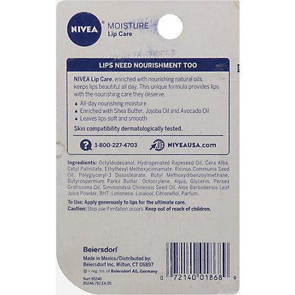 Nivea Moisture Dual Pk Lip Balm - 0.34 OZ - Image 5
