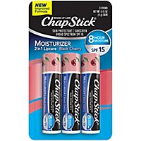 Chapstick Lip Moist Black Cherry Long Card - 3-.15 OZ - Image 2