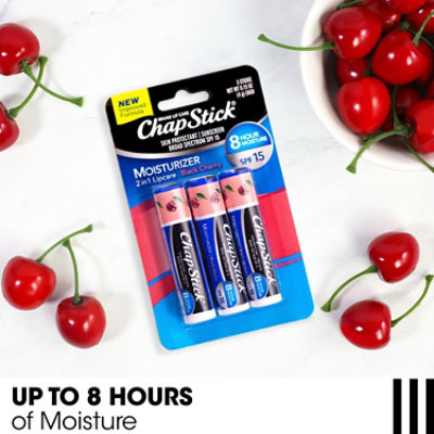 Chapstick Lip Moist Black Cherry Long Card - 3-.15 OZ - Image 2