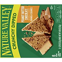 Nature Valley Crunchy Dipped Peanut Butter Chocolate Granola Squares - 6-4.68 Oz - Image 6