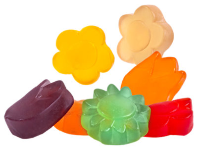 Gummy Peach Rings - 8 Oz - Image 1