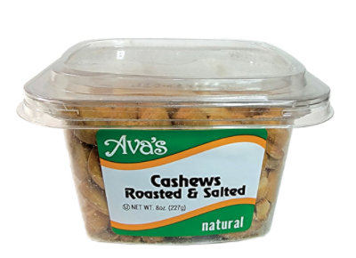 Ava's Natural Roasted & Salted Cashews - 8 Oz - Image 1