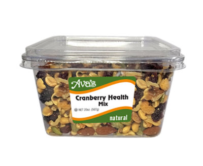 Ava's Natural Cranberry Health Mix with Peanuts 6 Pack - 20 Oz - Image 1