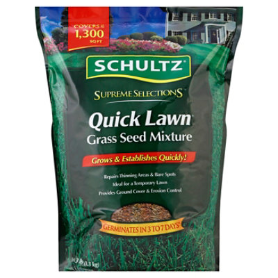Quick Lawn Grass Seed Mixture - 3 LB - Image 1