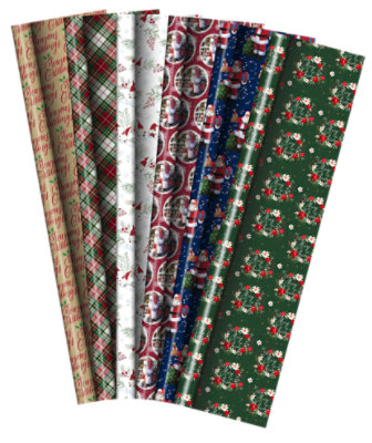 Signature SELECT 30 by 40 Inch Square Feet Holiday Time Wrap Styles May Vary - Each - Image 1