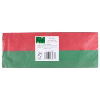 Signature Select Red and Green Tissue Paper 15 Count - Each - Image 3
