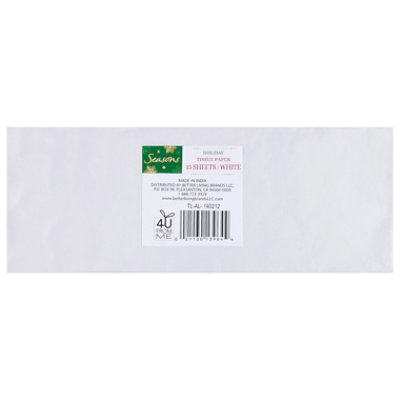 Signature SELECT White Tissue Paper 15 Count - Each - Image 3