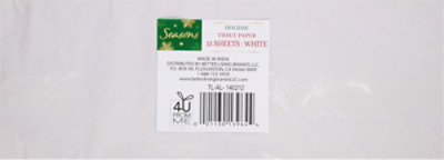Signature SELECT White Tissue Paper 15 Count - Each - Image 2