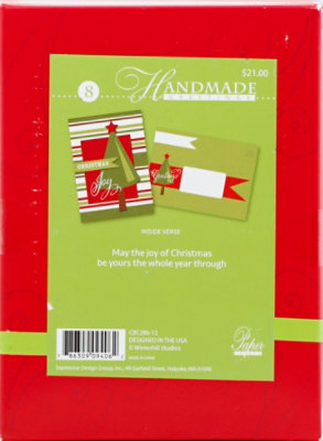 Signature SELECT Handmade Christmas Boxed Cards 8 Count - Each - Image 3