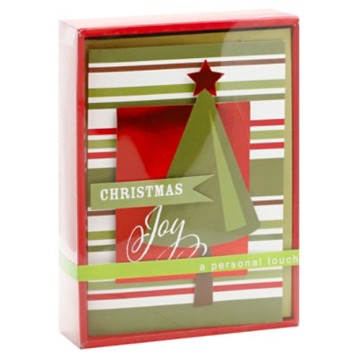 Signature SELECT Handmade Christmas Boxed Cards 8 Count - Each - Image 1