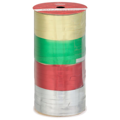 Signature Select 100 Feet Multi Color Curl Ribbon Roll - Each - Image 2