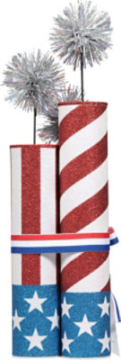 Seasonal Celebrations Firecracker Glitter Tbltop - Each - Image 3