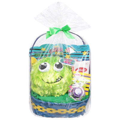Mega Plush Ball Filled Basket - EA - Image 1