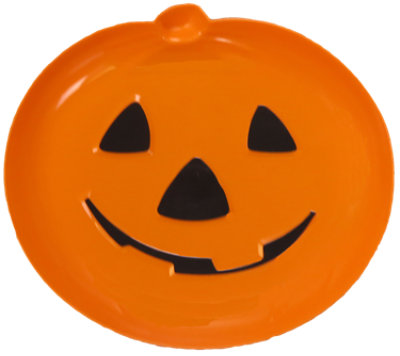 Plastic Pumpkin Tray - EA - Image 1