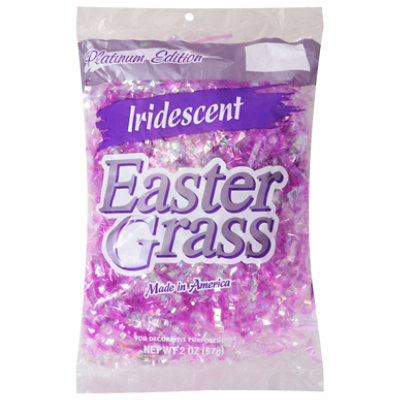 Iridescent Easter Grass Iridescent Colors May Vary 2 Oz - Each - Image 1