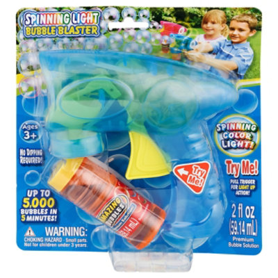 Placo Spinning Light Bubble Blaster 1 Count - Each - Image 3