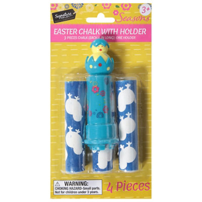 Signature SELECT Easter Chalk With Holder 4 Piece - Each - Image 1