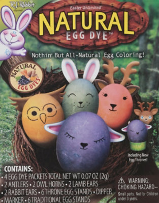 Easter Unlimited RJ Rabbit Approved Natural Egg Dye Kit - Each - Image 2