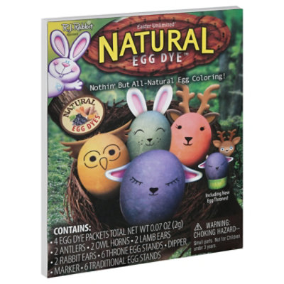 Easter Unlimited RJ Rabbit Approved Natural Egg Dye Kit - Each - Image 1