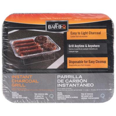 Mr. Bar-B-Q Instant Charcoal Grill - Each - Image 1